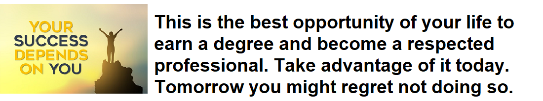 Buy a degree from a real university