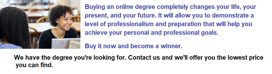 Buy your degree online
